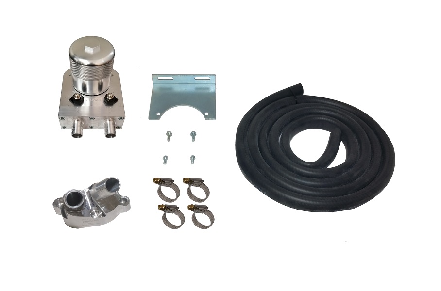 IPR CF2 Manual Select Bypass High Flow Coolant Filter Ford 6.0 Back